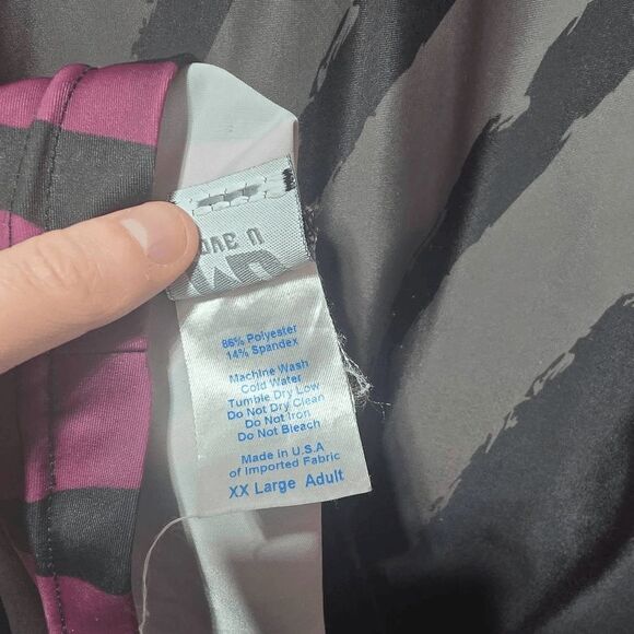 Team Sled B@%$h Vintage Y2K Black and Pink LS Jersey - Picture 8 of 8